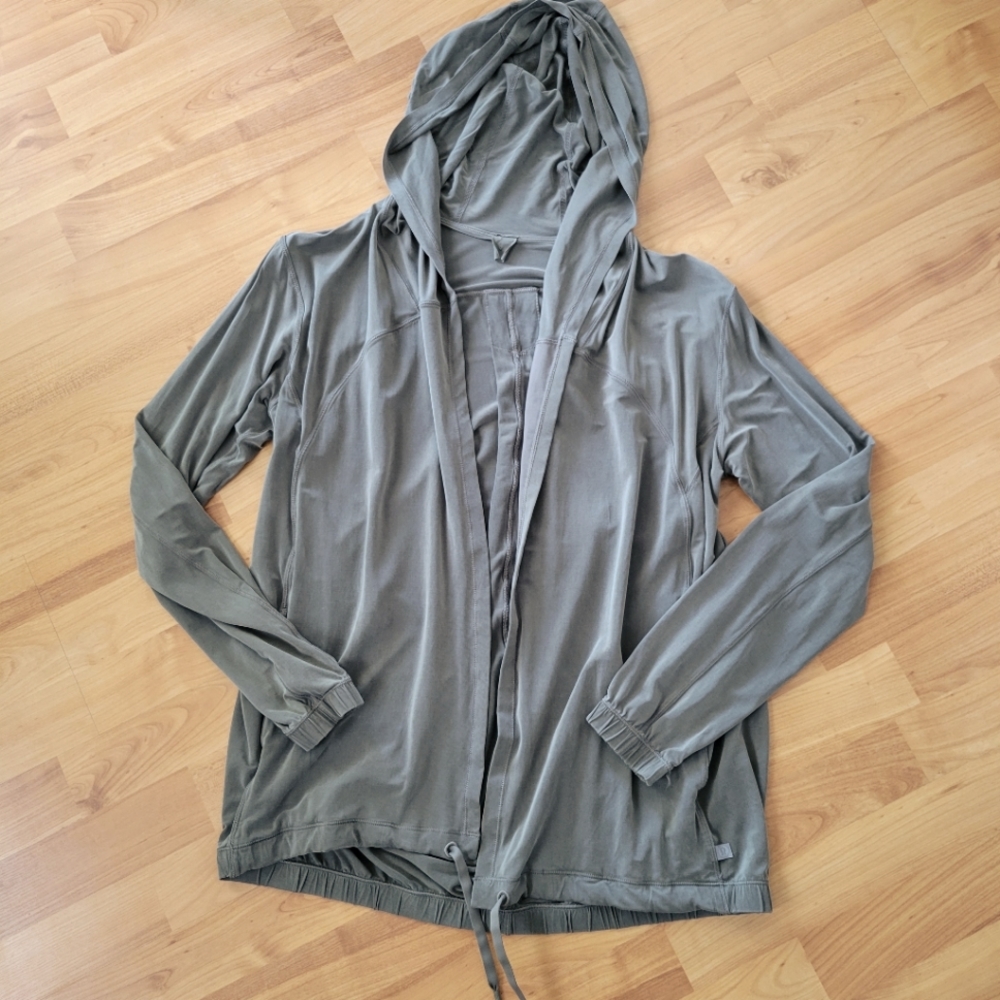 Lululemon Into Something Good Hoodie Jacket Grey Sage 4 - Picture 3 of 14